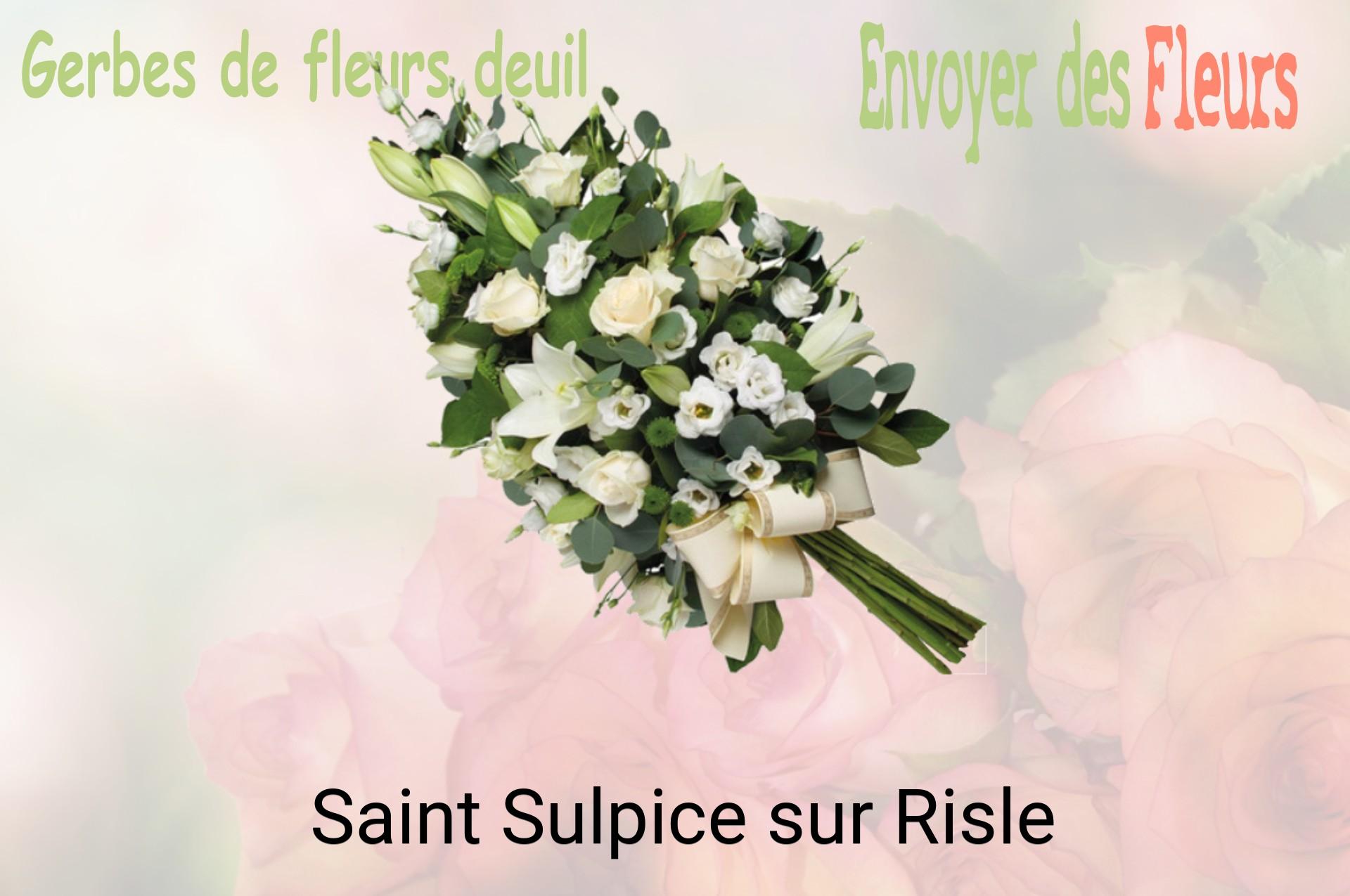 Gerbe de fleurs de deuil livrée à Saint-Sulpice-sur-Risle
